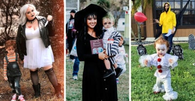 15 Creativos disfraces para hacer match con tu peque este Halloween