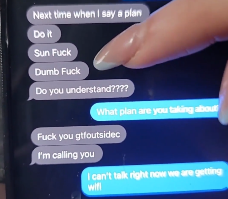 mensajes en un celular