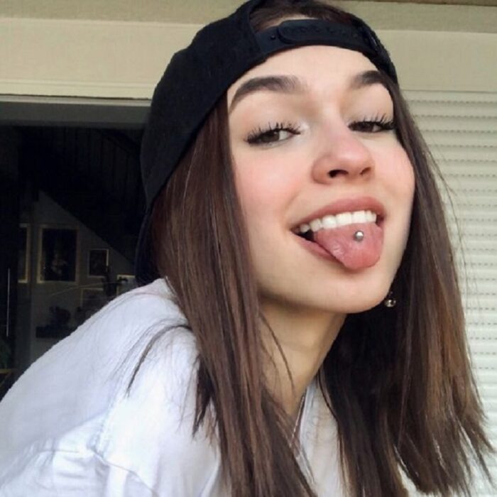 tongue piercing