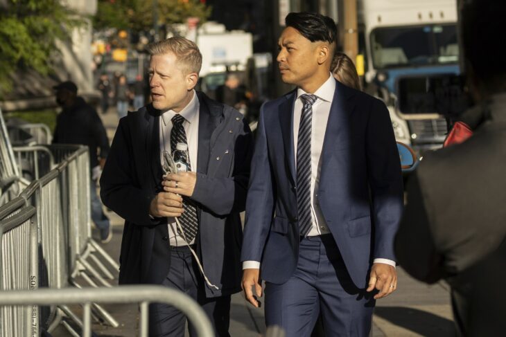 Anthony Rapp en la corte de Nueva York 