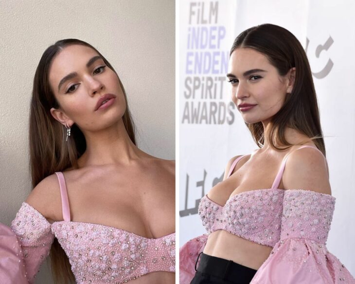 comparativa Lily James