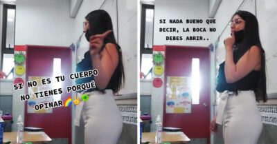 “Si no es tu cuerpo, no tienes por qué opinar”: Maestra se viraliza por enseñar canción a sus alumnos
