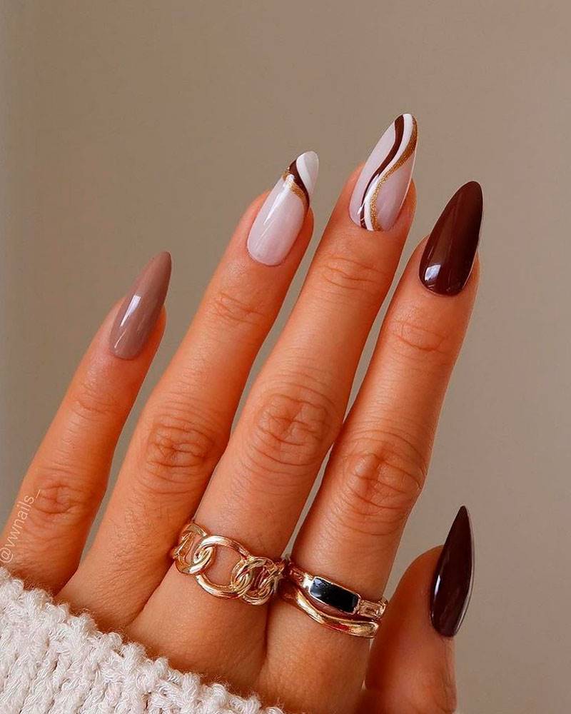 Manicuras otoñales 10 tendencias de uñas que debes intentar