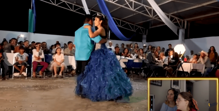 quinceañera dancing the waltz with her father