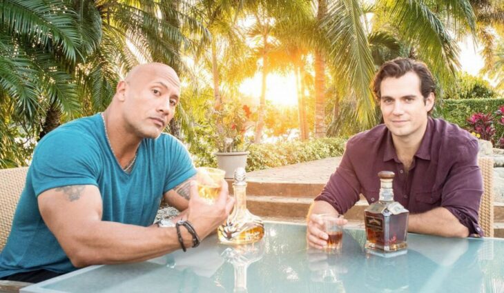 Dwayne Johnson y Henry Cavill