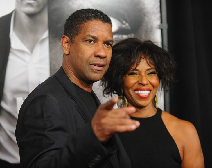 Pauletta Washington and Denzel Washington