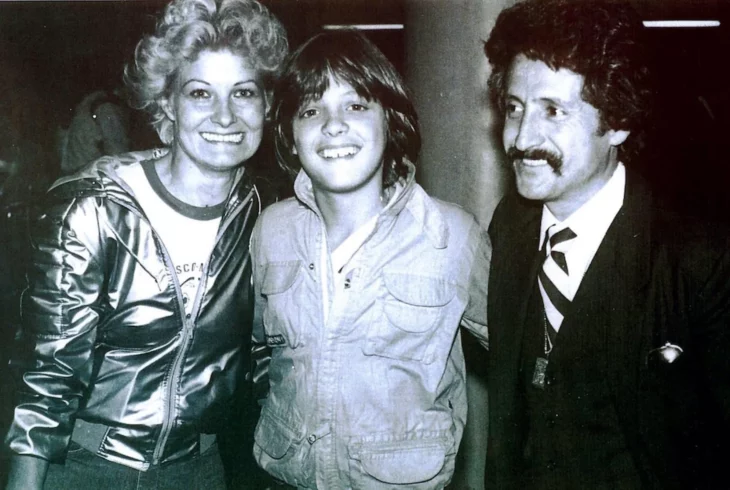 Marcela Basteri , Luis Rey y Luis Miguel