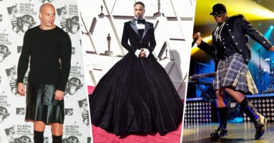 15 Hombres famosos que usaron faldas y vestidos sin ningún tapujo