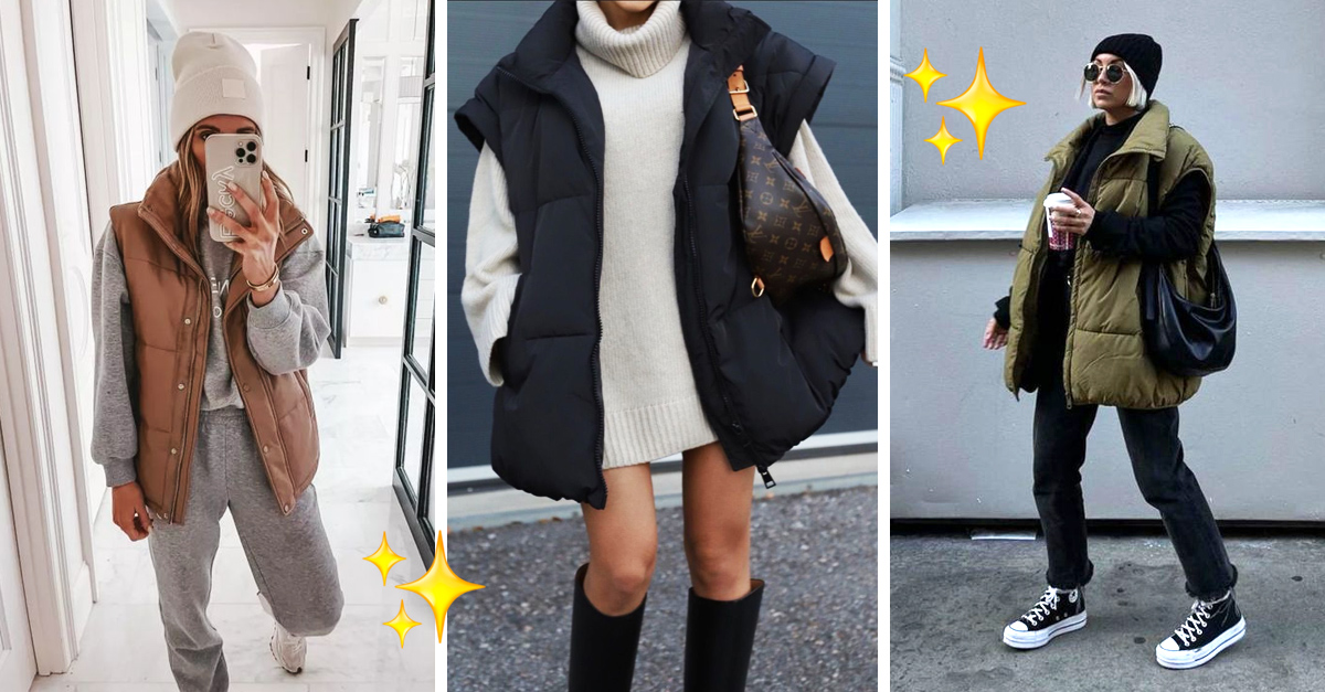 Ideas de cómo usar tus chalecos oversized en esta temporada