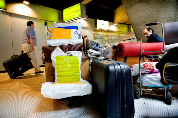 Mehran Karimi Nasseri at the terminal 