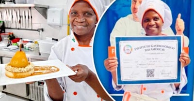 Abuelita, de 66 años, se gradúa como repostera y anota otra victoria a su vida