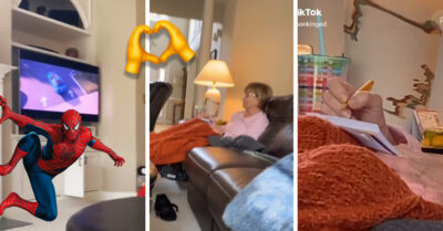 ¡Qué hermoso! Abuelita toma apuntes de películas Marvel para estar “en onda” con sus nietos