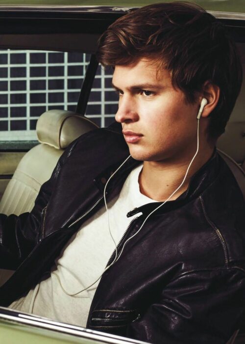 Ansel Elgort como Bbay en Baby Driver