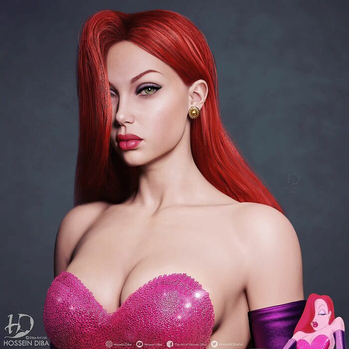 Jessica Rabbit en animación realista