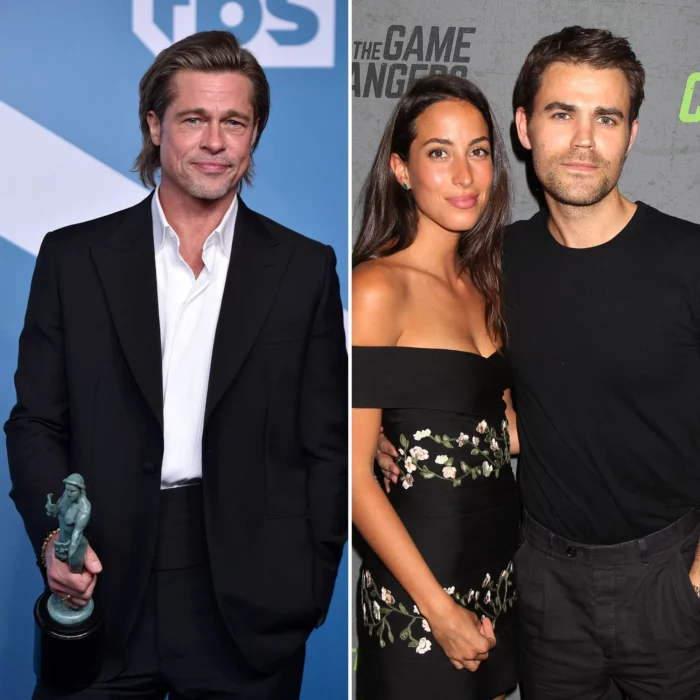 Brad Pitt-Inés de Ramín and Paul Wesley