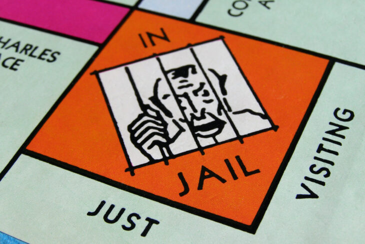 Jail box in Monopoly