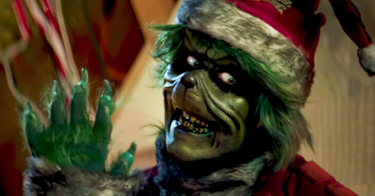 The grinch from the new movie The mean one