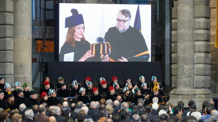 Guillermo del Toro receives an Honoris Causa Doctorate from UNAM