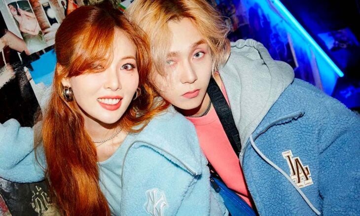 Hyuna y DAWN en una fiesta en Corea del Sur 