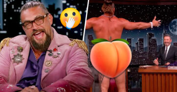 ¡Sin miedo al éxito! Jason Momoa aparece con diminuto atuendo en el show de Jimmy Kimmel