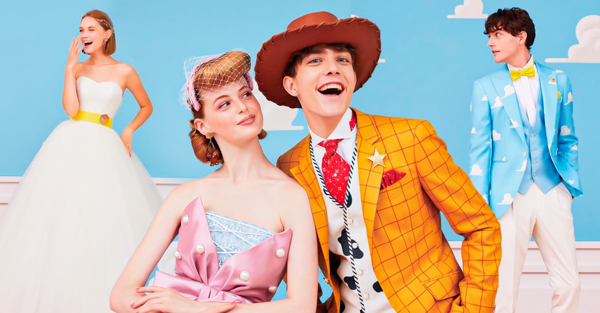 They launch a collection of wedding dresses inspired by ‘Toy Story’ and they are beautiful