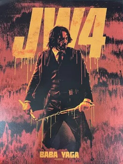 Official poster of the fourth installment of John Wick 