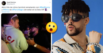 Logra colarse a fiesta en la que estaba Bad Bunny; lo confundieron con un guardia