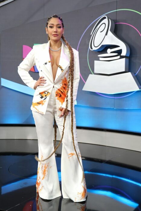 Farina; Los mejores looks en la alfombra roja de los Latin Grammy 2022