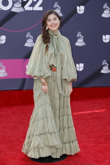 Silvana Estrada; Los mejores looks en la alfombra roja de los Latin Grammy 2022
