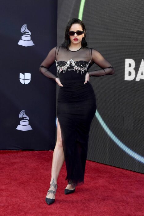 Rosalía; Los mejores looks en la alfombra roja de los Latin Grammy 2022