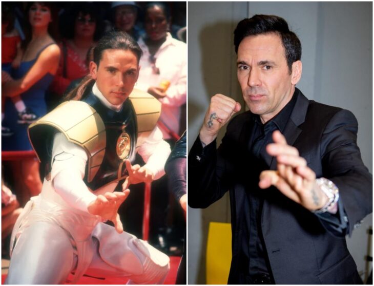 Jason David como el Power Ranger Verde