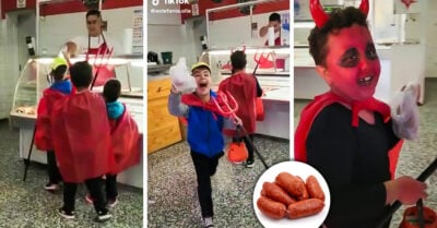 ¿Dulce o chorizo? Niños entran a una carnicería en Argentina a pedir dulces y a cambio reciben chorizo