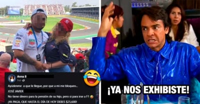 ¡Ya nos exhibiste! No tiene para pagar la pensión pero sí para andar en la fórmula 1