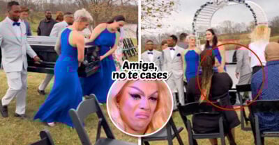 Novio llegó a su boda dentro de un ataúd; la novia no entendía qué estaba pasando