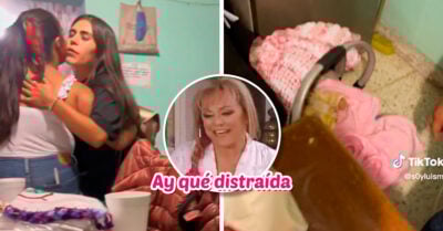 ¡Ups, que distraída! Olvida a su bebé en casa de su primo dos veces y solo vuelve por la pañalera
