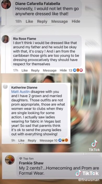 Papá defiende a sus hijas de los comentarios sobre sus vestuarios 