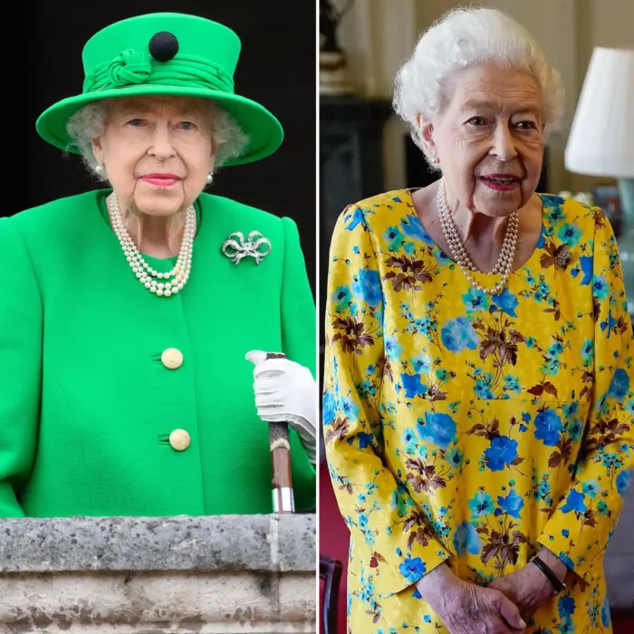 Reina Isabel II comparativa de su deterioro físico 