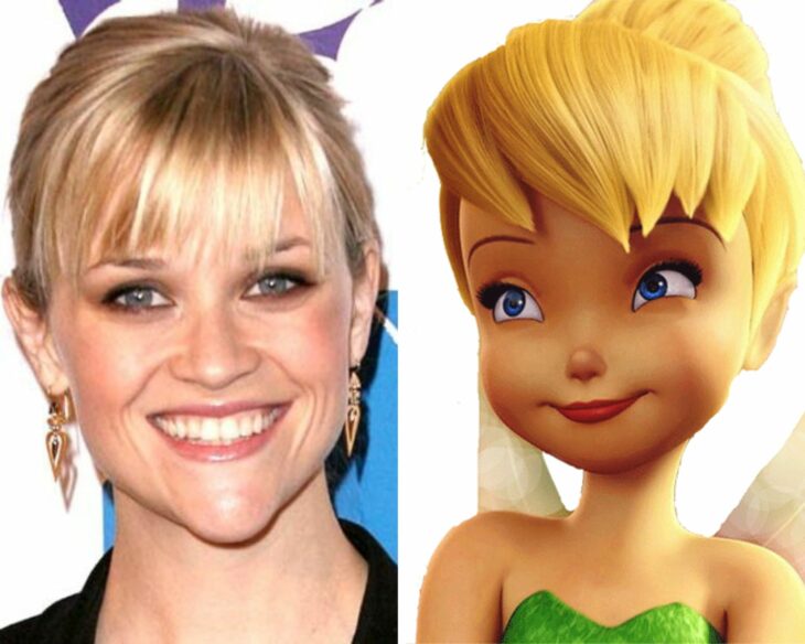 comparativa de Reese Witherspoon y Campanita