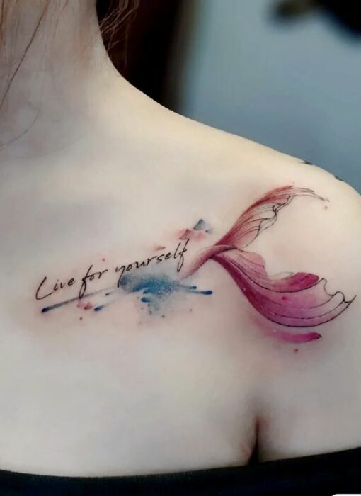 Tatuajes de sirena que te enamorarán, querrás hacerte todos