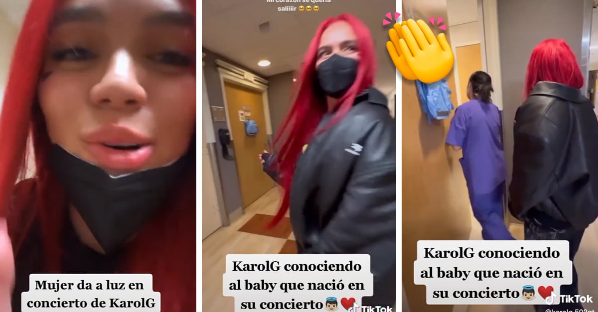 Fan of Karol G began with her labor in full concert;  the singer had a beautiful gesture with her