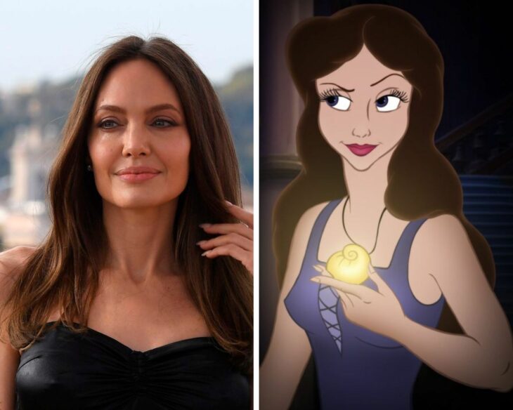 comparativa de Angelina jolie y vanessa