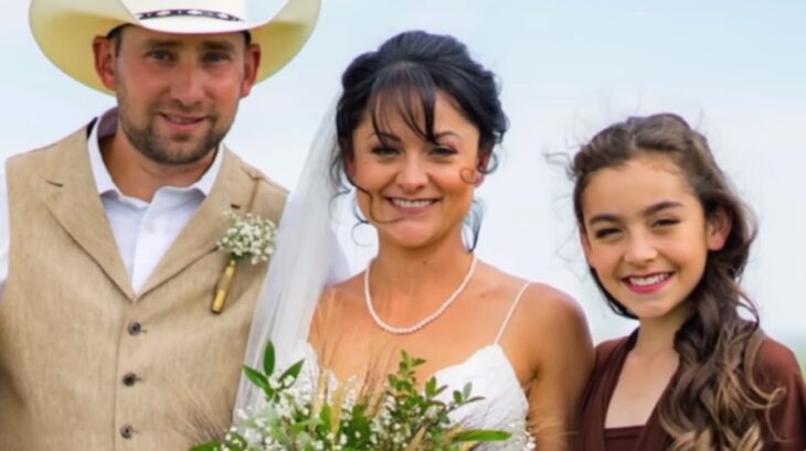 Jayme Erickson paramédica canadiense a lado de su hija Montana