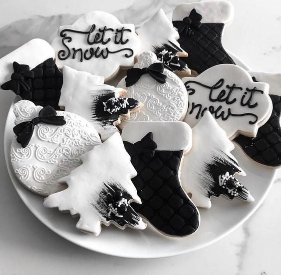 galletas en color negro