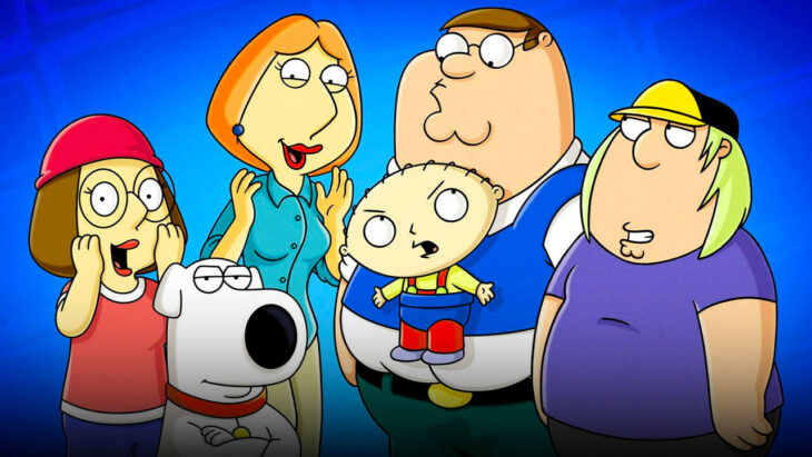personajes principales de la serie animada llamada padre de familia