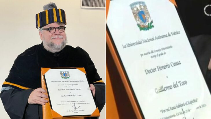 Guillermo del Toro receives an Honoris Causa Doctorate from UNAM