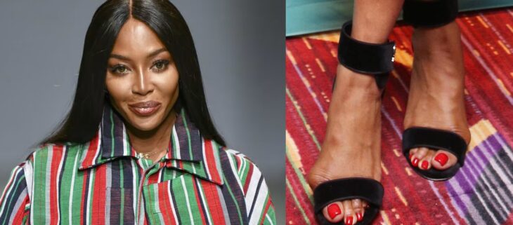 Naomi Campbell ugly feet