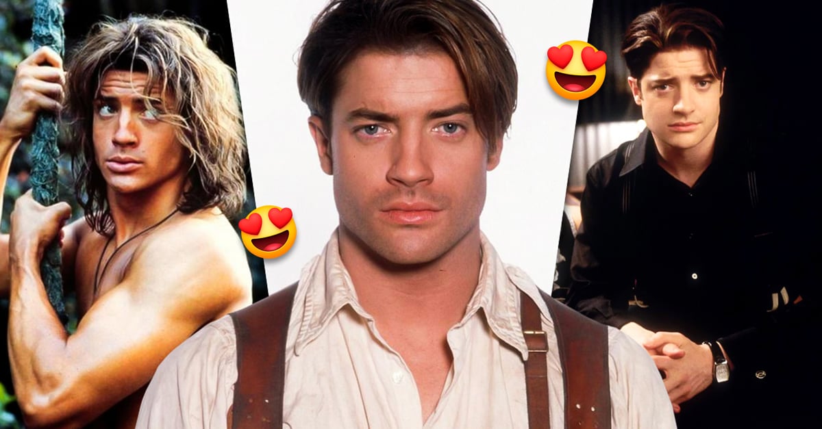15 Fotografías de Brendan Fraser en la década de los 90