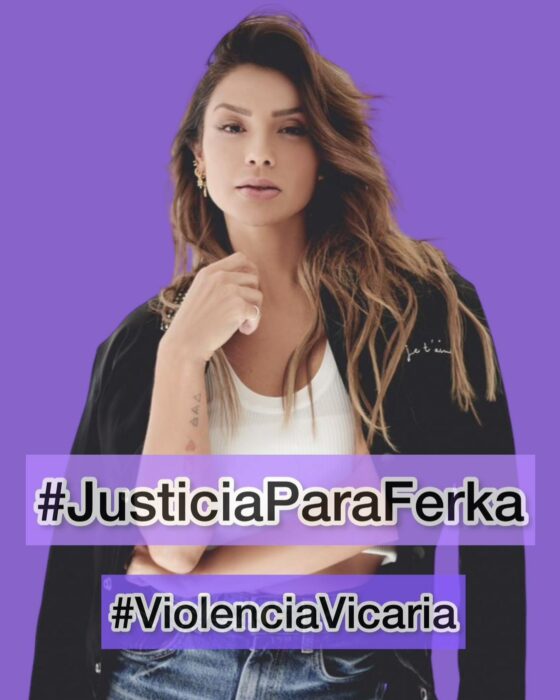 Ferka con leyenda de violencia vicaria