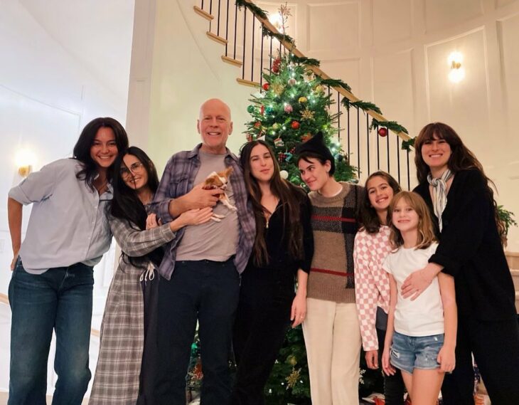 Bruce Willis con su familia