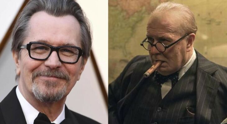 Gary Oldman como Winston Churchill en Darkest Hour